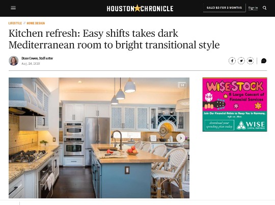 Kitchen refresh: Easy shifts takes dark Mediterranean room to bright transitional style